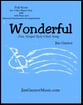 Wonderful SAB choral sheet music cover